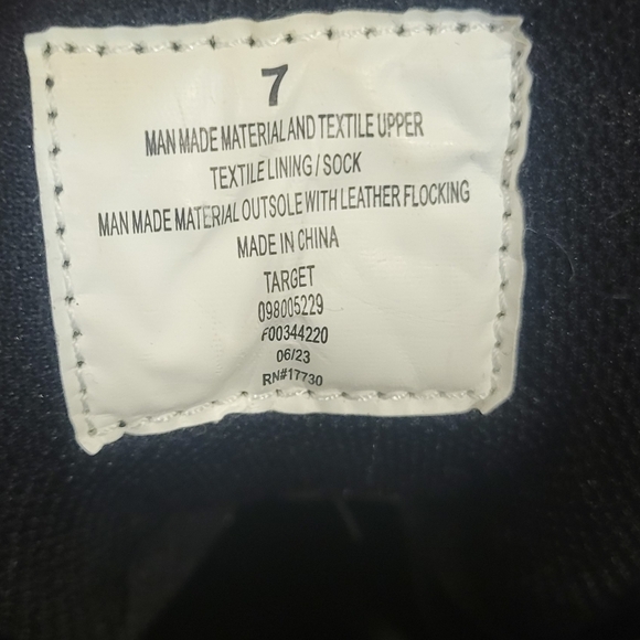 Target Black Lace-Up Footwear - Picture 2 of 3